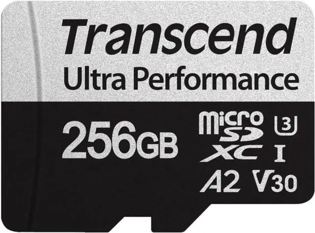 Alt view image 20 of 20 - transcend 256gb microsdxc 340s high performance memory card uhs- i, u3, v30, a2, 4k, full hd - ts256gusd340s