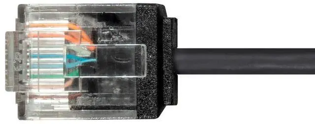 Alt view image 11 of 11 - Monoprice Micro SlimRun Cat6 Ethernet Patch Cable - 50 Feet - Black, Stranded, 550MHz, UTP, Pure Bare Copper Wire, 32AWG