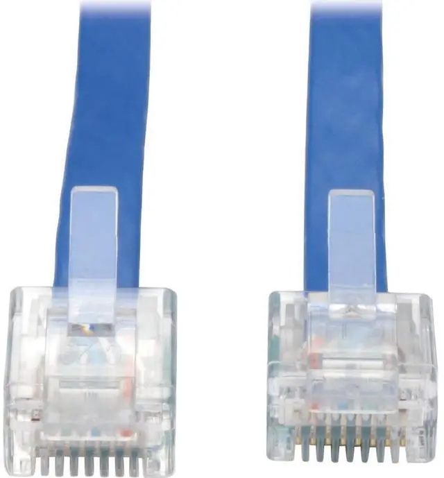 Alt view image 6 of 12 - Tripp Lite Cisco Console Replacement Rollover Cable (M/M), RJ45, 32AWG, 10' (N205-010-BL-FCR)