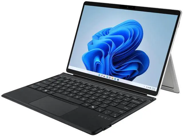 Alt view image 14 of 15 - Adesso Portable Keyboard/Cover Case for 12.9" Microsoft Surface Pro 3, Surface Pro 4, Surface Pro 6, Surface Pro (5th Gen), Surface Pro 7 Tablet - English (US) Keyboard - Aluminum Body