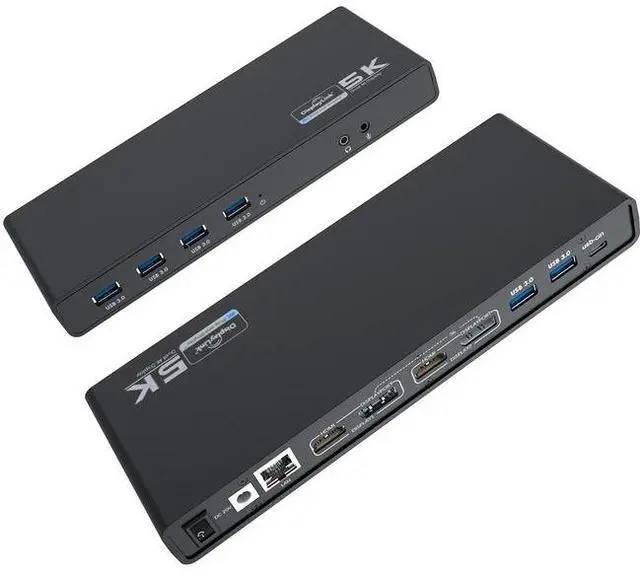 Alt view image 7 of 8 - 4XEM USB-C Ultra 5K with Dual 4K Universal Docking Station 4XUG69PD6