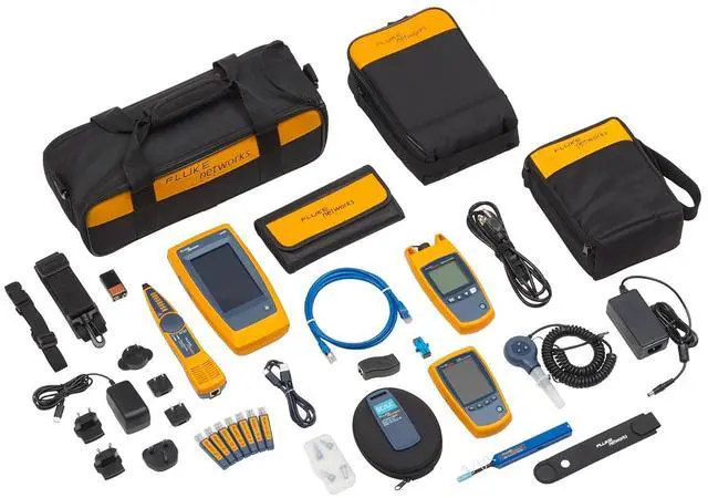 Main image of Fluke Networks LIQ-KIT-FQM-100MIC Cable/Network Tester Kit LIQKITFQM100MIC