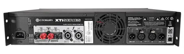 Alt view image 8 of 10 - Crown XTI1002 Power Amplifier 275W @ 8 Ohms Power Amp