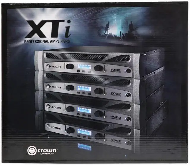 Alt view image 10 of 10 - Crown XTI1002 Power Amplifier 275W @ 8 Ohms Power Amp