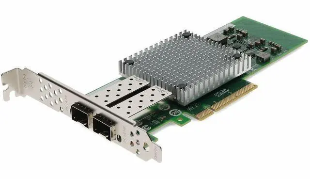 Alt view image 2 of 4 - AddOn Dell 430-4436 Comparable 10Gbs Dual Open SFP+ Port Network Interface Card with PXE boot - and