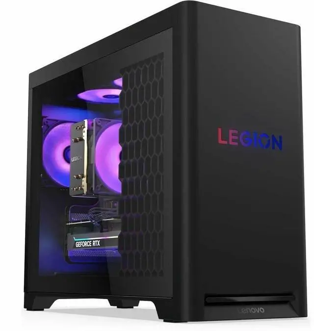 Alt view image 9 of 14 - Lenovo Legion T5 30IAS10 Gaming Desktop Computer - Intel Core Ultra 7 265F - 16GB - 1TB SSD - Windows 11 Pro - NVIDIA GeForce RTX 5060 8 GB GDDR7 - IEEE 802.11ax - 850W  90YA0073US