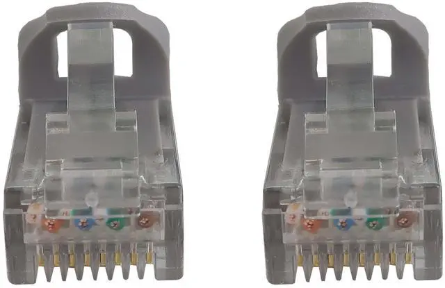 Alt view image 8 of 9 - Tripp Lite Cat6a 10G Snagless Molded UTP Ethernet Cable (RJ45 M/M), PoE, Gray, 6 ft. (1.8 m) - 6 ft Category 6a Network Cable for Network Device, Switch, Patch Panel, Server, Router, Hub, Printer, Com