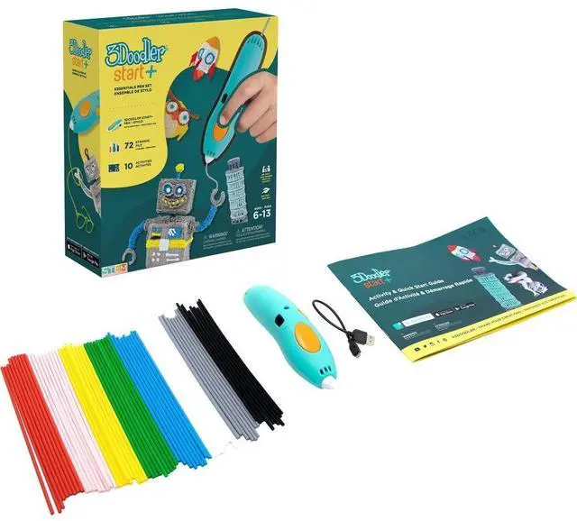 Alt view image 2 of 7 - 3Doodler Start+ Essentials 3D Printing Pen Set