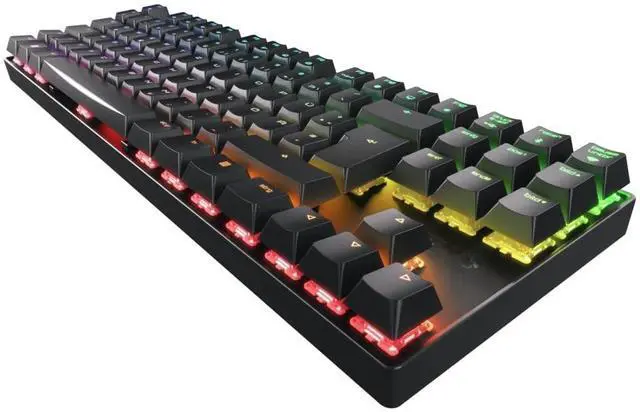 Alt view image 4 of 10 - Cherry MX 8.2 TKL Black Compact Keyboard - MX Red RGB switch G80-3882LYAUS-2