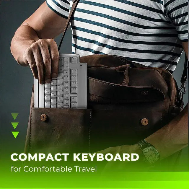 Alt view image 10 of 11 - Matias Mini Tactile Pro For Mac Mechanical Keyboard (white