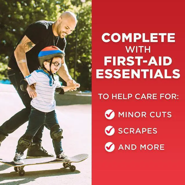 Alt view image 3 of 6 - Johnson & Johnson All-Purpose Portable Compact Emergency First Aid Kit, 160 pc