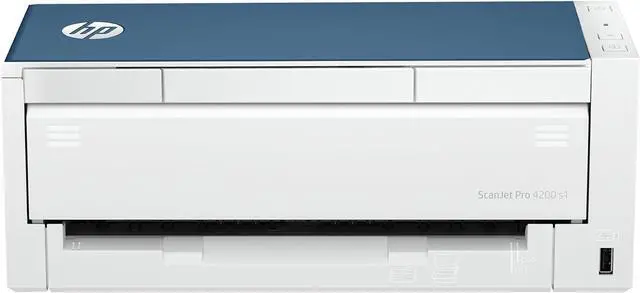 Alt view image 8 of 14 - HP ScanJet Pro 4200 s1 Sheetfed Scanner - 600 x 600 dpi Optical - 24-bit Color - 48-bit Grayscale - Grayscale Scan - Duplex Scanning - Banner Paper, Brochure, Inkjet Paper, Plain Paper, Photo Paper, E