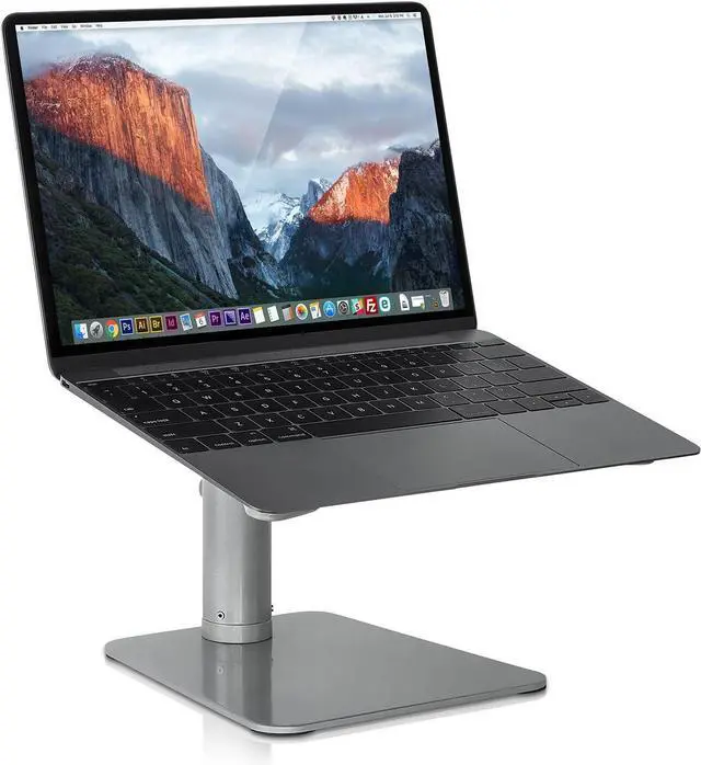 Alt view image 13 of 20 - Mount-It! Laptop Desktop Stand Riser for MacBook and Notebooks, Fits 11 to 15 Inch Computers