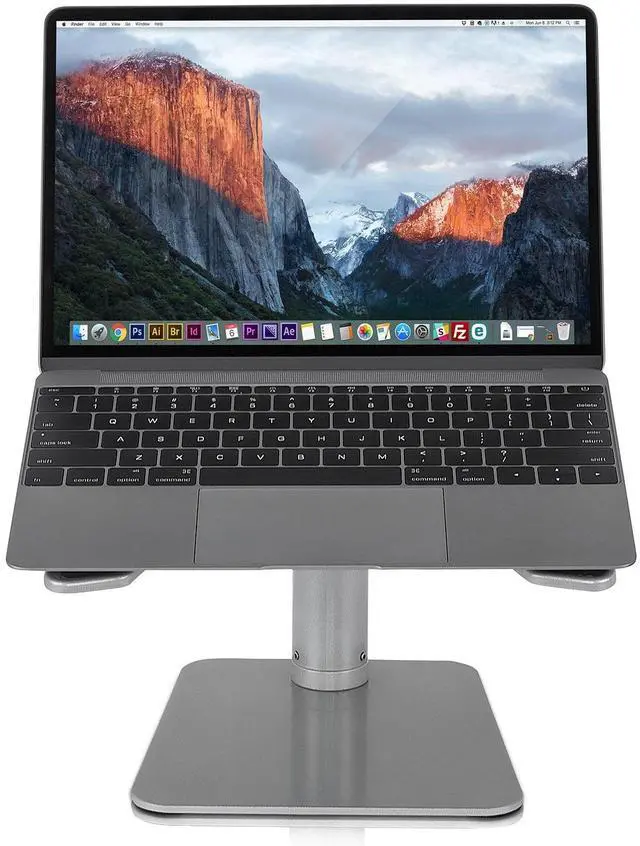 Alt view image 15 of 20 - Mount-It! Laptop Desktop Stand Riser for MacBook and Notebooks, Fits 11 to 15 Inch Computers
