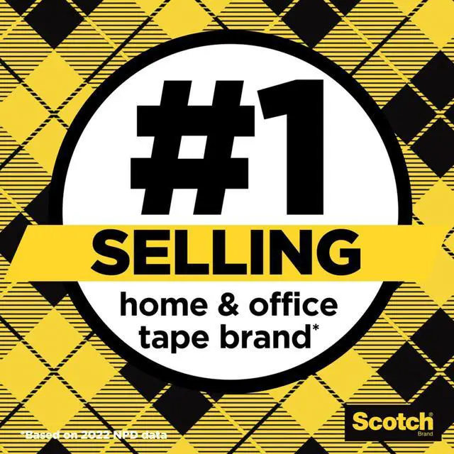 Alt view image 3 of 7 - Scotch Double Sided Tape Engineered for Office and Home Use, 1/2 x 500", 6 Pack