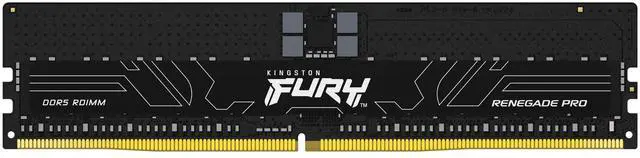 Alt view image 5 of 5 - Kingston 256GB (8 x 32GB) DDR5 6400MT/s CL32 FURY Renegade Pro RDIMM Black EXPO - For Motherboard - 256 GB (8 x 32GB) - DDR5-6400/PC5-51200 DDR5 SDRAM - 6400 MHz Dual-rank Memory - CL32 - 1.40 V - ECC