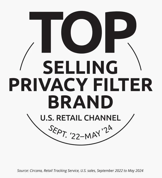 Alt view image 12 of 12 - Fp201 Monitor Privacy Screen