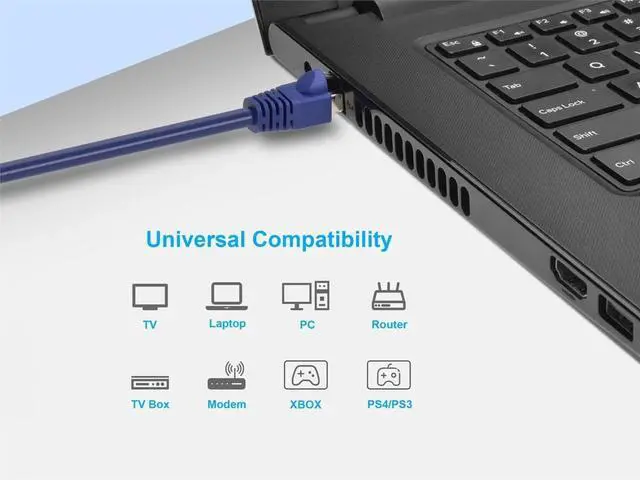 Alt view image 12 of 12 - Monoprice Cat6A Ethernet Patch Cable - 10 Feet - Purple | Network Internet Cord - RJ45, 550Mhz, STP, Pure Bare Copper Wire, 10G, 26AWG