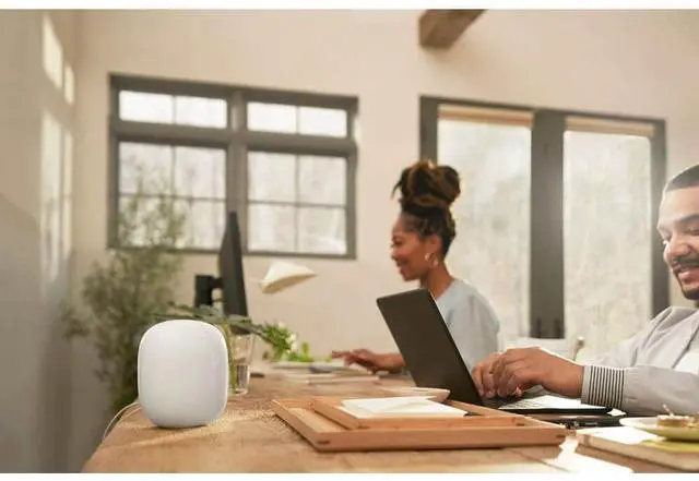 Alt view image 15 of 15 - Google Nest WiFi Pro - Wi-Fi 6E - Reliable Home Wi-Fi System with Fast Speed and Whole Home Coverage - Mesh Wi-Fi Router - Snow