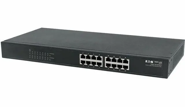 Alt view image 11 of 13 - Eaton Tripp Lite Series 16-Port Unmanaged Ethernet Switch with PoE+