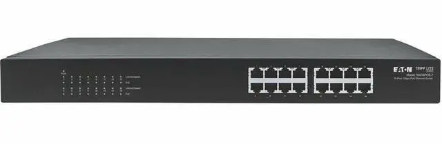 Main image of Eaton Tripp Lite Series 16-Port Unmanaged Ethernet Switch with PoE+