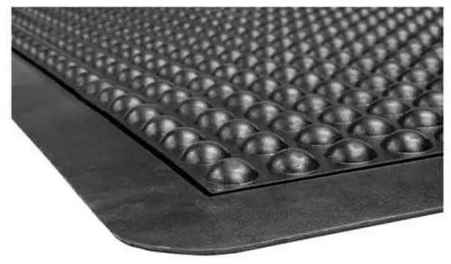 Alt view image 3 of 4 - Yoga-Flex Rectangular Black High/Low Bubble Surface 36" x 48" YF0034BK