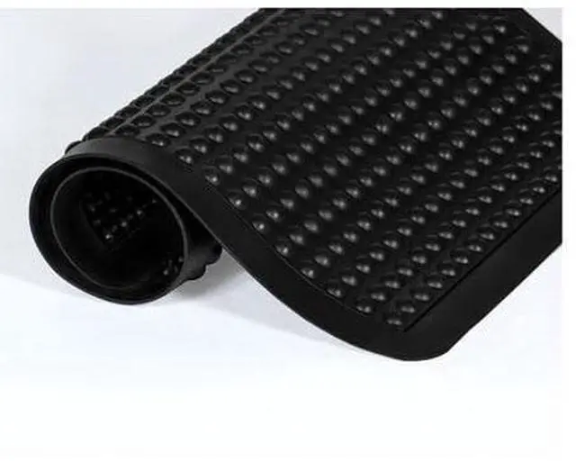 Alt view image 4 of 4 - Yoga-Flex Rectangular Black High/Low Bubble Surface 36" x 48" YF0034BK