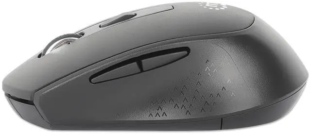 Alt view image 11 of 12 - Manhattan MW6200 Wireless Optical USB Mouse - Full-size Mouse - Optical - Wireless - 32.81 ft - Radio Frequency - 2.40 GHz - Black - USB Type A - 1600 dpi - Scroll Wheel - 6 Button(s) - Right-handed -