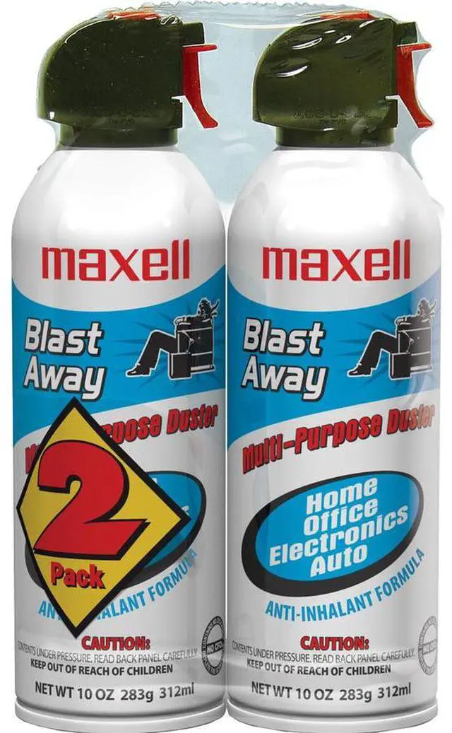 Alt view image 2 of 2 - Maxell CA-4 Blast Away Canned Air Duster 190026