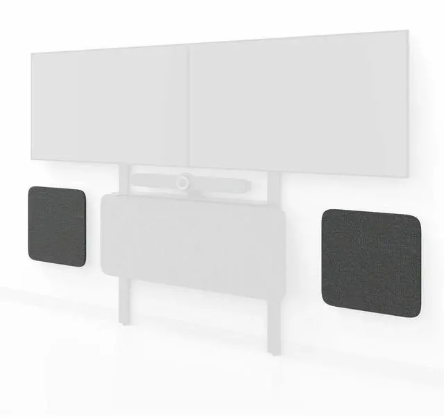 Alt view image 2 of 2 - Heckler Design Ada Panels Set For Video Meeting Kit