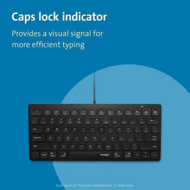 Alt view image 4 of 8 - Kensington Compact iPad Keyboard with Lightning Connector K75505US