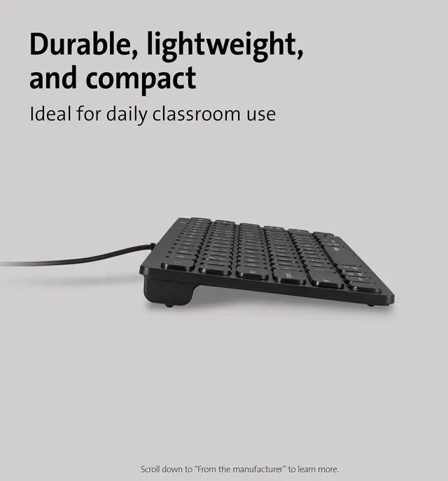 Alt view image 6 of 8 - Kensington Compact iPad Keyboard with Lightning Connector K75505US