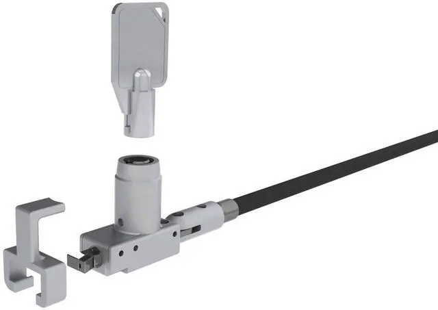 Main image of Noble Wedge Lock With Barrel Key And Cable Trap, Taa Compliant, Keyed Alike
