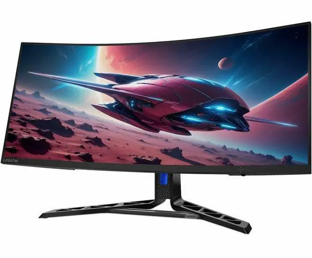 Alt view image 9 of 9 - Lenovo Legion R34w-30 34-inch VA Curved WQHD 180Hz Gaming Monitor, For Gaming