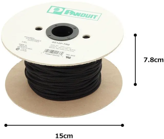 Alt view image 3 of 3 - Panduit Pan-Wrap SE100PS-CR0 Cable Sleeve