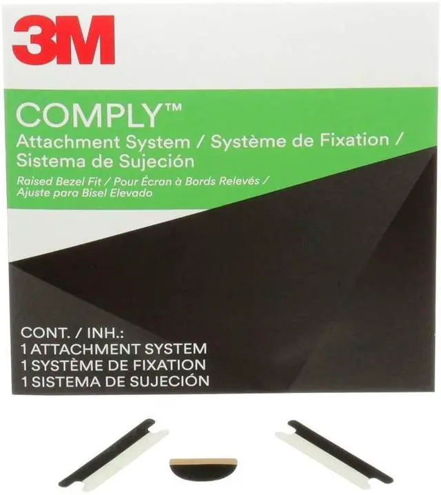 Alt view image 2 of 7 - 3M COMPLYBZ Comply Attachment Set - Bezel Type Laptop