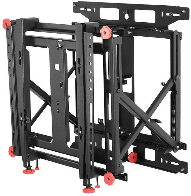 Alt view image 9 of 10 - Peerless-AV DS-VW775-QR Smartmount Supreme Full Service Video Wall Mount With Quick Release - Wall Mount For Video Wall - Black - Screen Size: 46 Inch -60 Inch