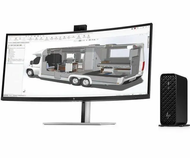 Alt view image 10 of 15 - HP Z2 Mini G1i Workstation - Intel Ultra 7 265 - 16GB - 512GB SSD - Intel W880 Chip - Windows 11 Pro - NVIDIA RTX A400 4 GB Graphics - Gigabit Ethernet - Wireless LAN  C0UM8UT#ABA