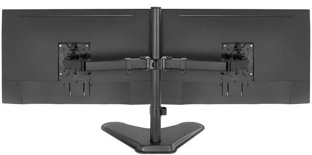 Alt view image 17 of 17 - Mount-It! Dual Monitor Stand | Fits Up to 32" Screens | Full Motion Arms