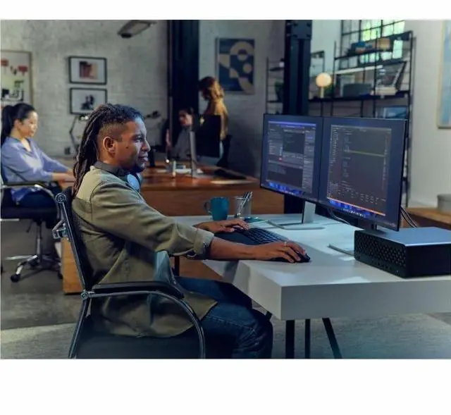 Alt view image 13 of 15 - HP EliteDesk 8 G1i Desktop Computer - Intel Core Ultra 5 235 - vPro Technology - 16 GB - 512 GB SSD - Small Form Factor - Jack Black - Smart Buy - Intel Q870 Chip - Windows 11 Pro - Intel DDR5 SDRAM -
