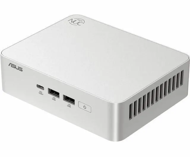Alt view image 12 of 15 - Asus NUC 15 Pro Plus RNUC15CRSU5063AU Desktop Computer - Intel Core Ultra 5 255H - 16 GB - 512 GB SSD - Mini PC - Silver - Windows 11 Home - Intel Arc 130T Graphics DDR5 SDRAM - IEEE 802.11be