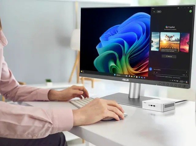 Alt view image 13 of 15 - Asus NUC 15 Pro Plus RNUC15CRSU5063AU Desktop Computer - Intel Core Ultra 5 255H - 16 GB - 512 GB SSD - Mini PC - Silver - Windows 11 Home - Intel Arc 130T Graphics DDR5 SDRAM - IEEE 802.11be