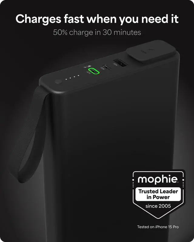 Alt view image 2 of 7 - ZAGG Powerstation Pro 27000mAh Power Bank