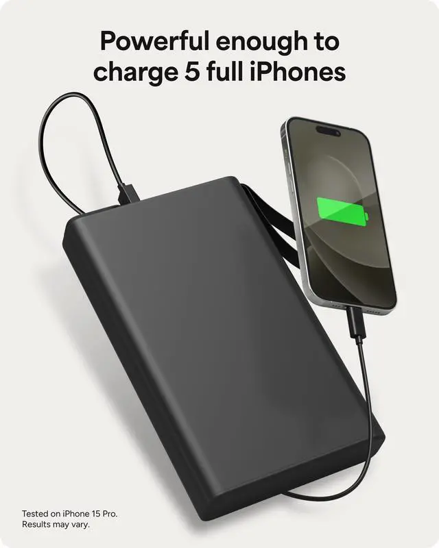 Alt view image 3 of 7 - ZAGG Powerstation Pro 27000mAh Power Bank