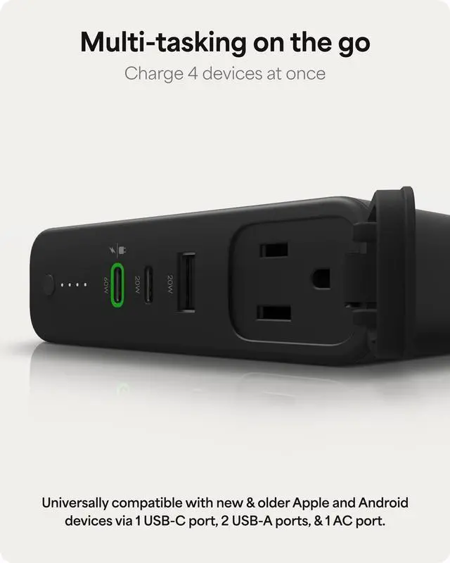Alt view image 4 of 7 - ZAGG Powerstation Pro 27000mAh Power Bank
