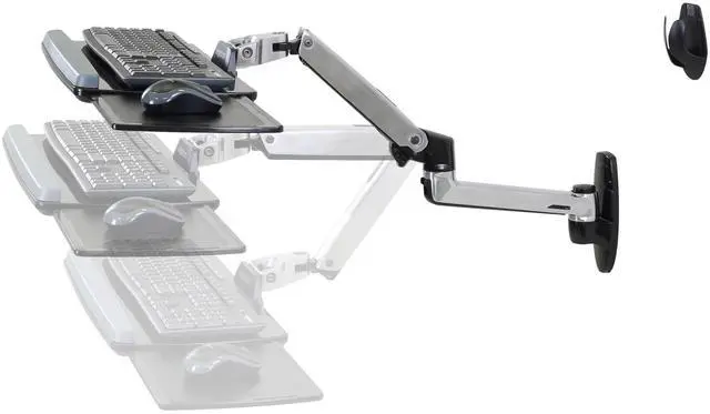 Alt view image 3 of 6 - Ergotron 45-246-026 Wall Mount for Keyboard