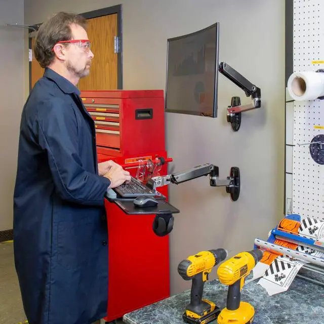 Alt view image 4 of 6 - Ergotron 45-246-026 Wall Mount for Keyboard