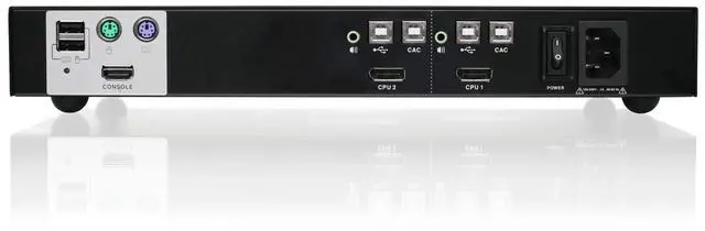 Alt view image 18 of 18 - IOGEAR 2-Port DisplayPort Secure KVM Switch (TAA)