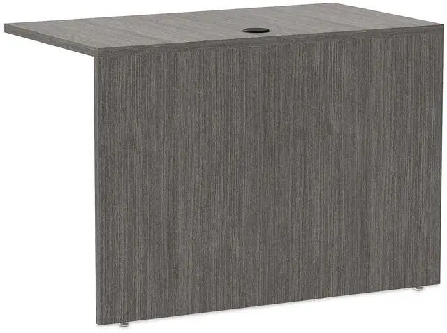 Alt view image 19 of 20 - Alera Valencia Series Reversible Return/Bridge Shell, 42w x 23.63d x 29.5h, Gray
