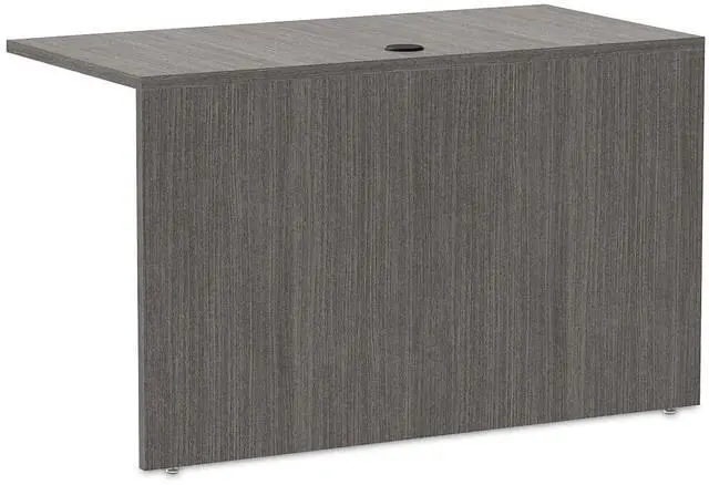 Alt view image 10 of 15 - Alera Valencia Series Reversible Return/Bridge Shell, 47.25w x 23.63d x 29.5h, Gray